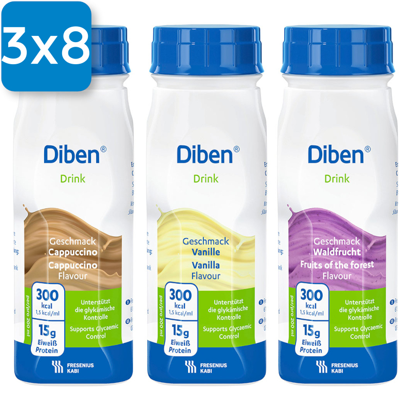 Fresubin Diben Drink Mischkarton - (24 x 200 ml)